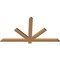 Ekena Millwork Kennewick Timber Gable Bracket, Western Red Cedar, 60"W x 32"H x 1 1/2"D x 3 1/2"F, 13/12 Pitch GBW060X32X0204KEN00SWR - alternate 3